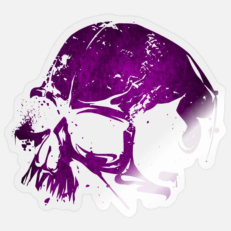 Schädel Sticker Größe S (10 x 10 cm)