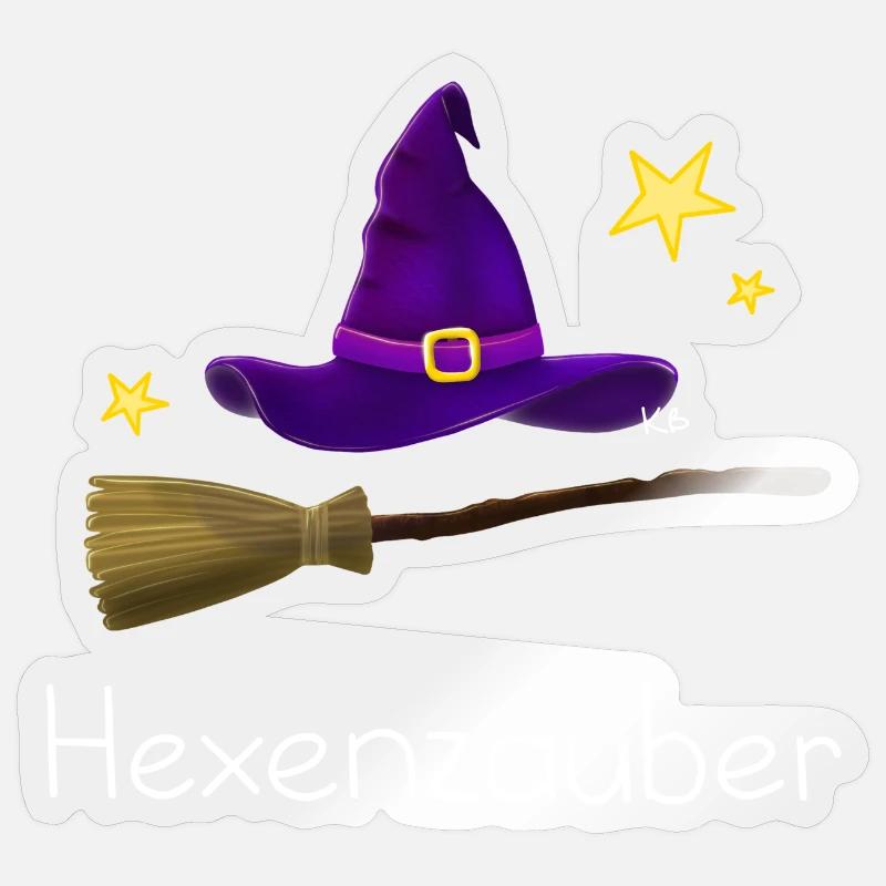 Witch Spell - Sticker size S (10 x 10 cm) - transparent glossy