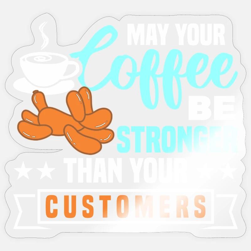 Balloon Twisting Design Sticker size S (10 x 10 cm)