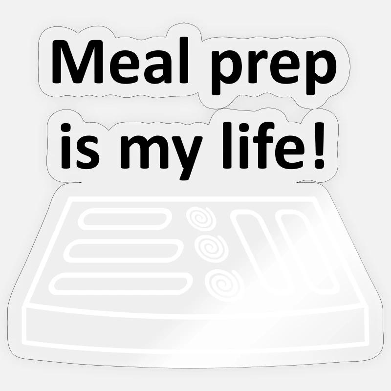 La préparation des repas, c’est ma vie ! Sticker taille S (10 x 10 cm)