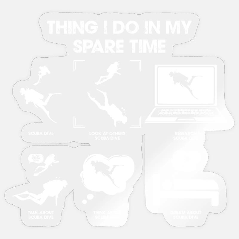 Freizeit Silhouettenliste Sticker Größe S (10 x 10 cm)