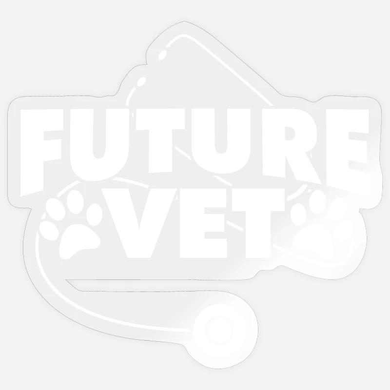 Veterinary student Sticker size S (10 x 10 cm)