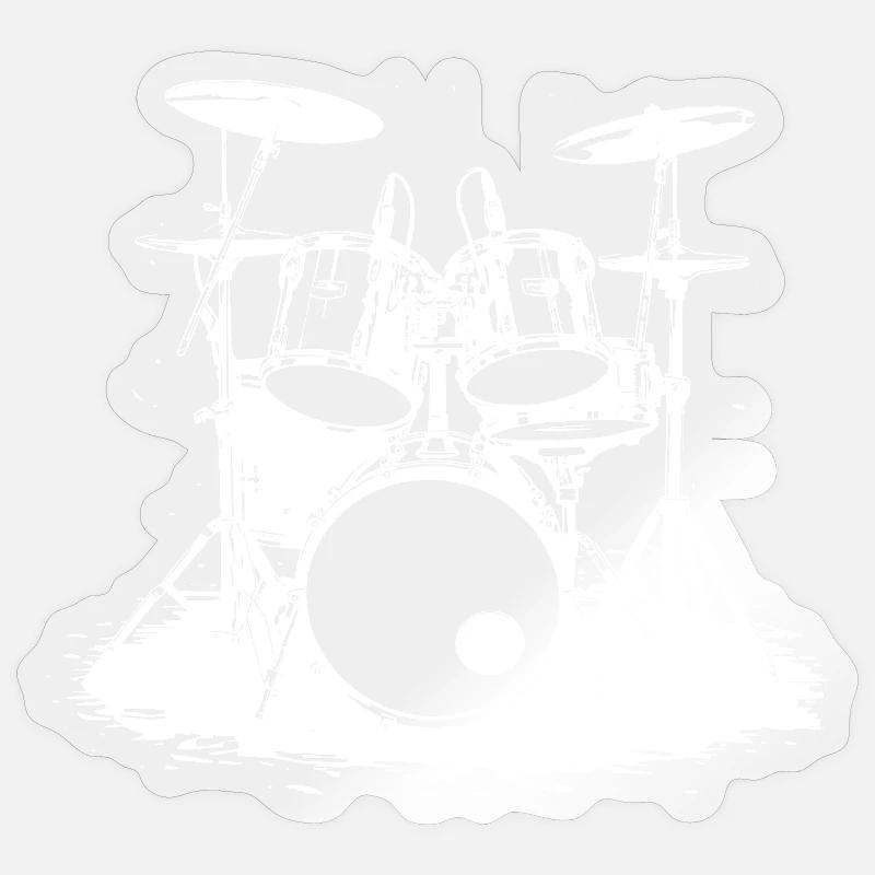Percussion Sticker taille S (10 x 10 cm)