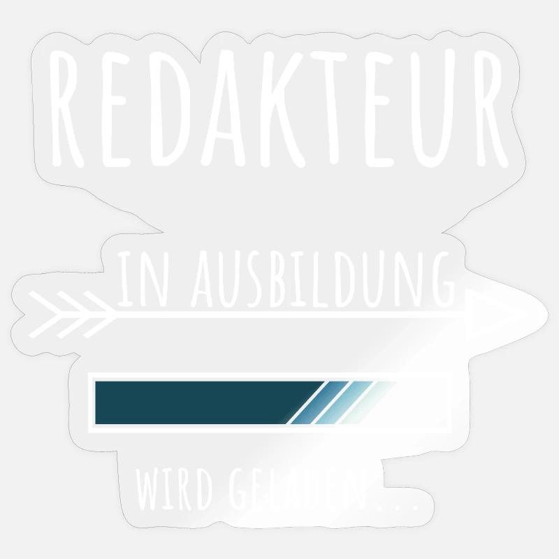 Journalism Student Profession Education Editor Sticker size S (10 x 10 cm)