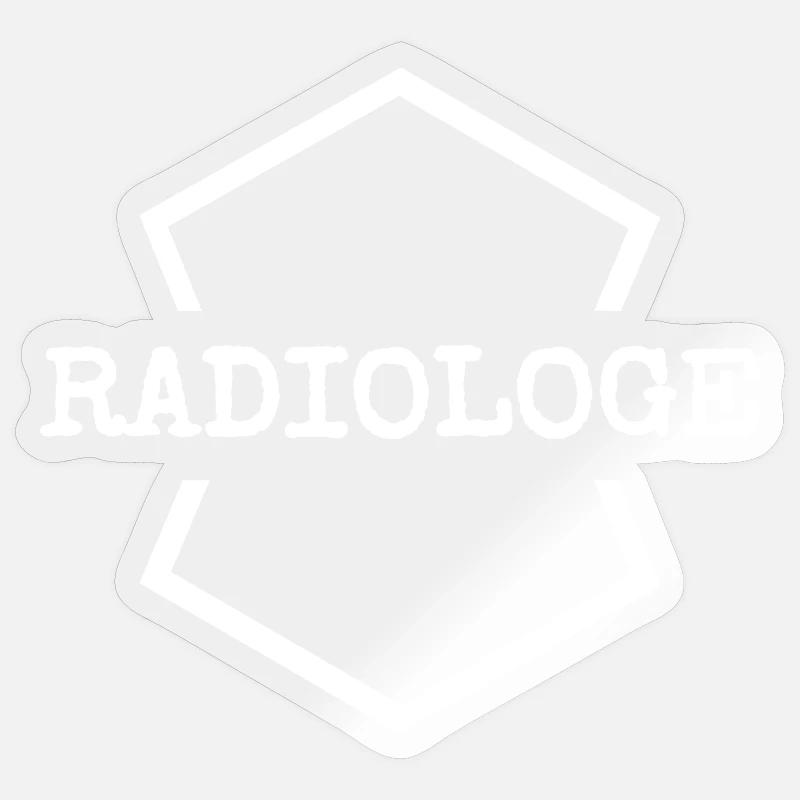 Work Radiologist Sticker size S (10 x 10 cm)