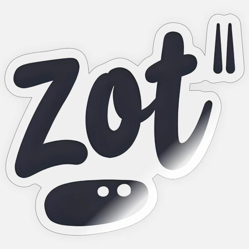 Fou. Dialecte anvers Sticker taille S (10 x 10 cm)