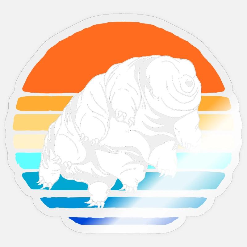 Tardigrade Tardigrade Ours d’eau tardigrade Sticker taille S (10 x 10 cm)