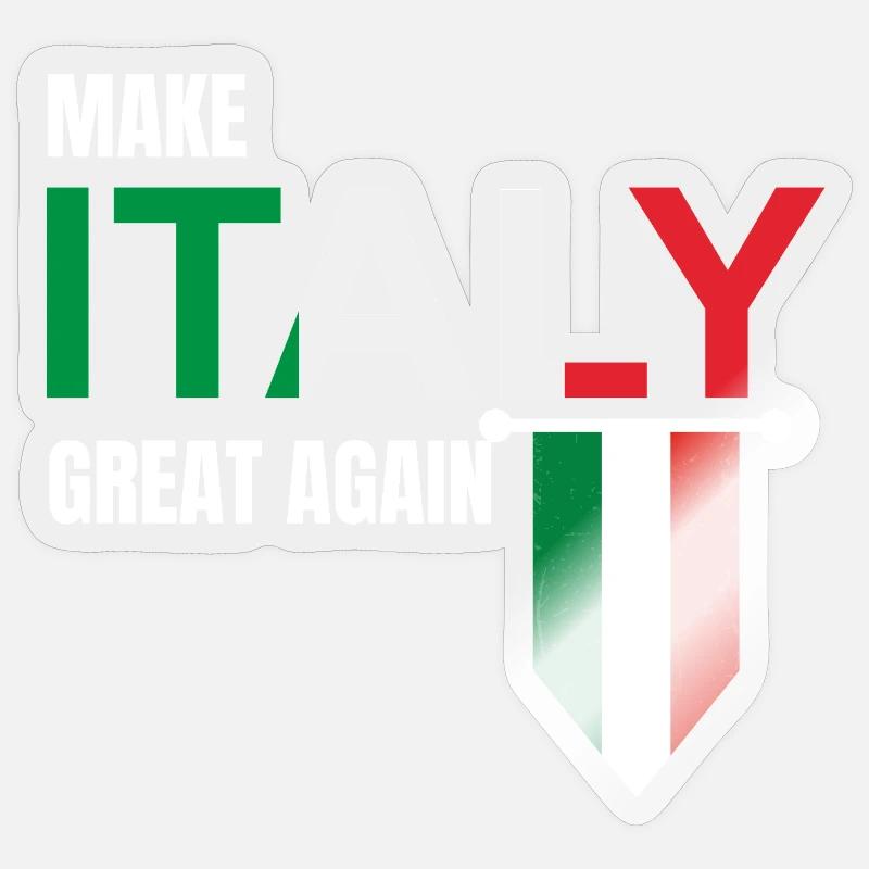 Make Italy Great Again Sticker size S (10 x 10 cm)