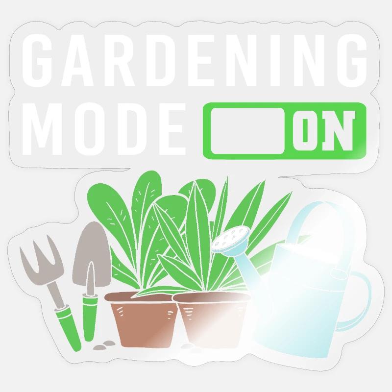 Cadeau de compost de vers - Sticker taille S (10 x 10 cm) - brillant transparent