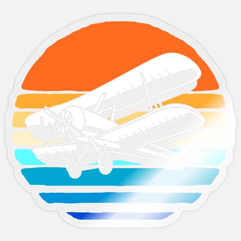 Model Airplane Model Airplane Sticker size S (10 x 10 cm)