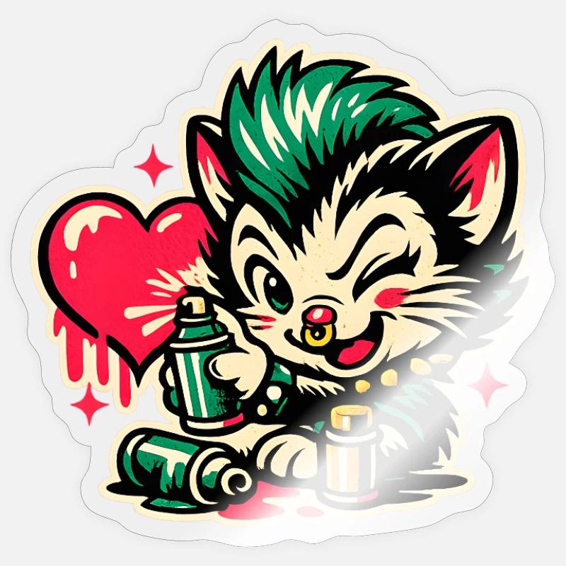 Sticker taille S (10 x 10 cm) -