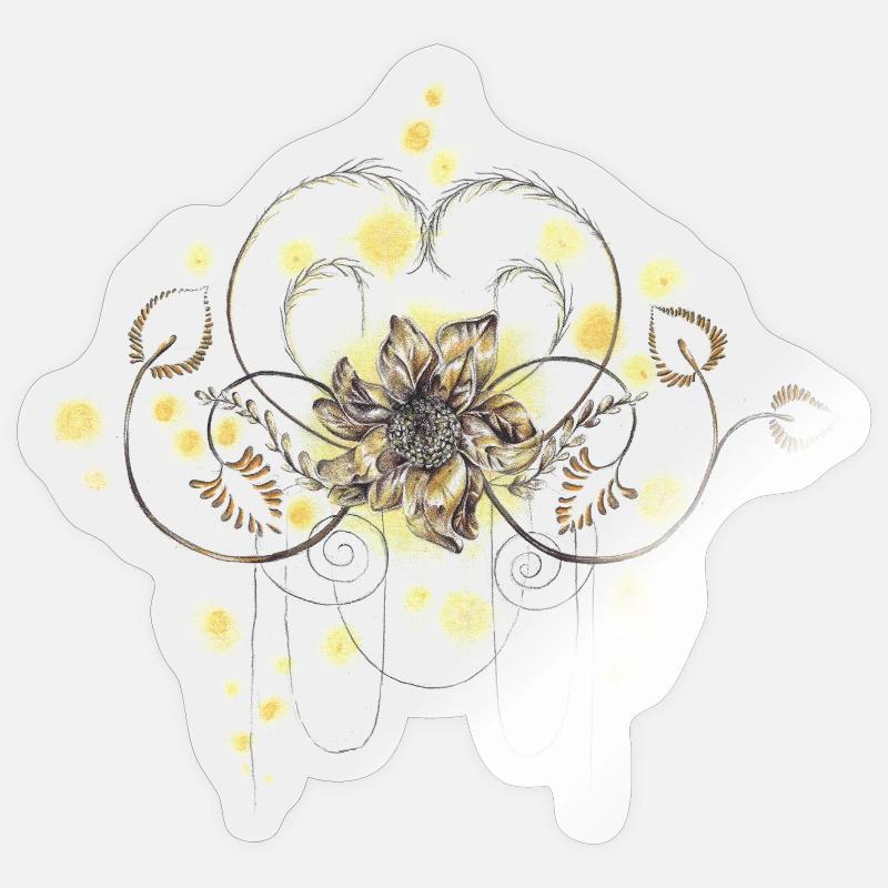 05. Lichtseele - Sticker Größe S (10 x 10 cm) - Transparent glänzend