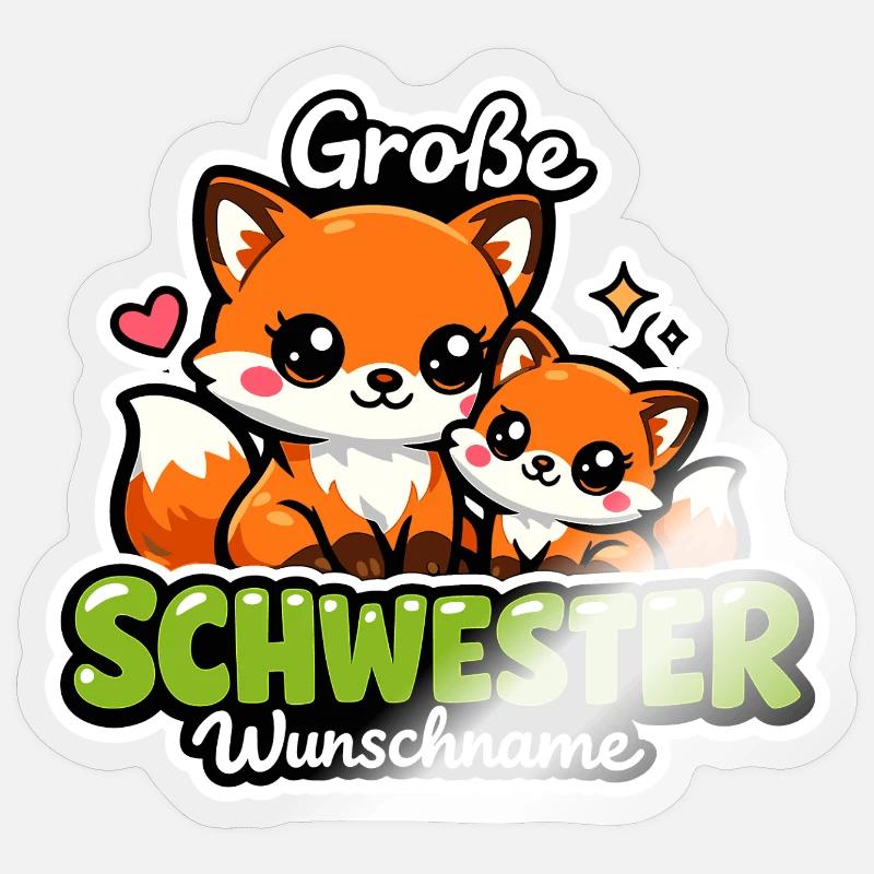 Sticker Größe S (10 x 10 cm) -