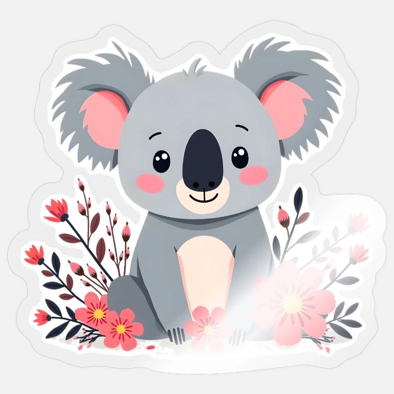 Koala Sticker size S (10 x 10 cm)