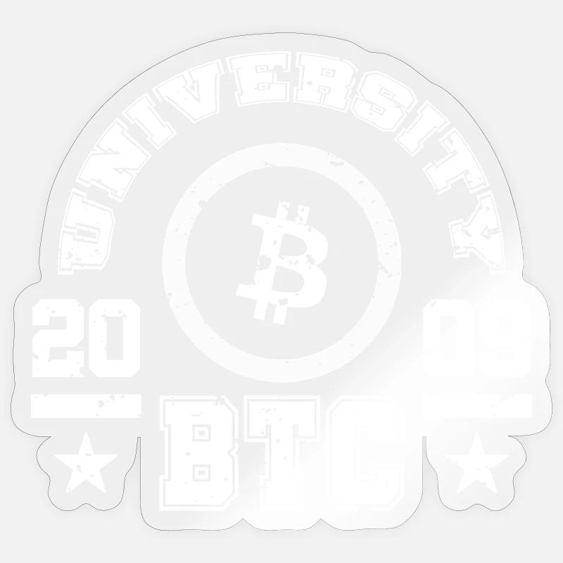 Bitcoin - 21 Million - Cryptocurrency - Sticker Größe S (10 x 10 cm) - Transparent glänzend