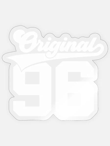Original 1996 - Sticker Größe S (10 x 10 cm) - Transparent glänzend
