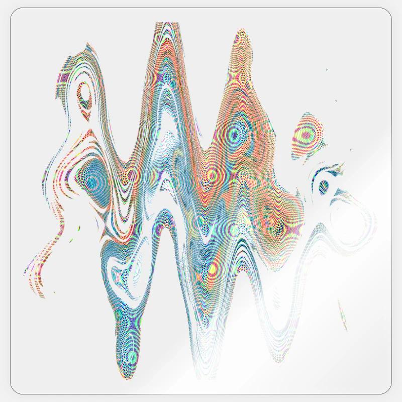 Design retro 20th Sticker size S (10 x 10 cm)