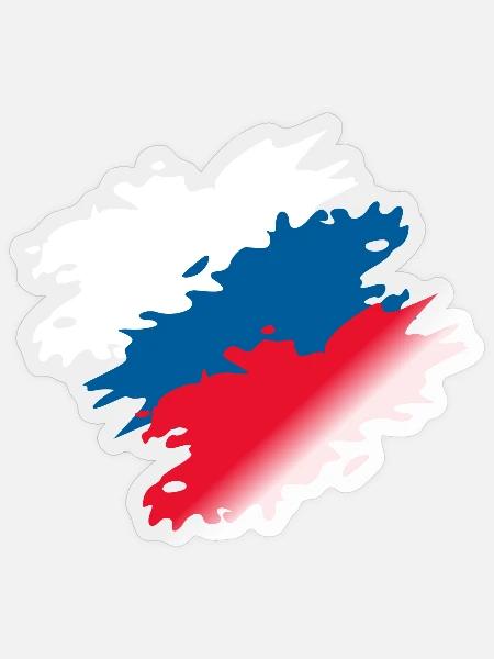 Tschechien - Sticker Größe S (10 x 10 cm) - Transparent glänzend
