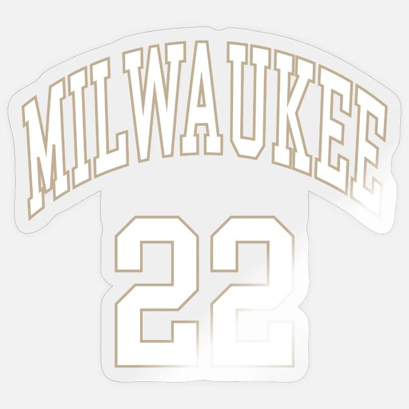 Milwaukee 22 - Sticker taille S (10 x 10 cm) - brillant transparent