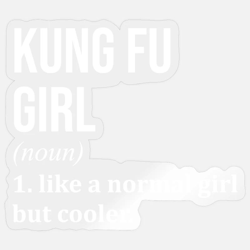 Kung Fu Sticker size S (10 x 10 cm)