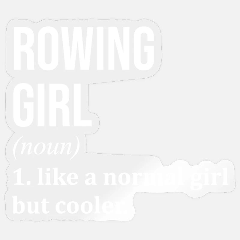 Rowing Sticker size S (10 x 10 cm)