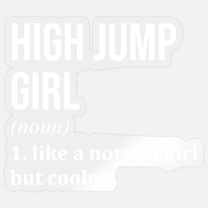 High Jump Sticker size S (10 x 10 cm)