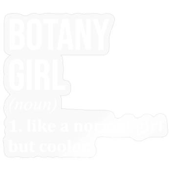 Botanik - Sticker Größe S (10 x 10 cm) - Transparent glänzend - Vorne