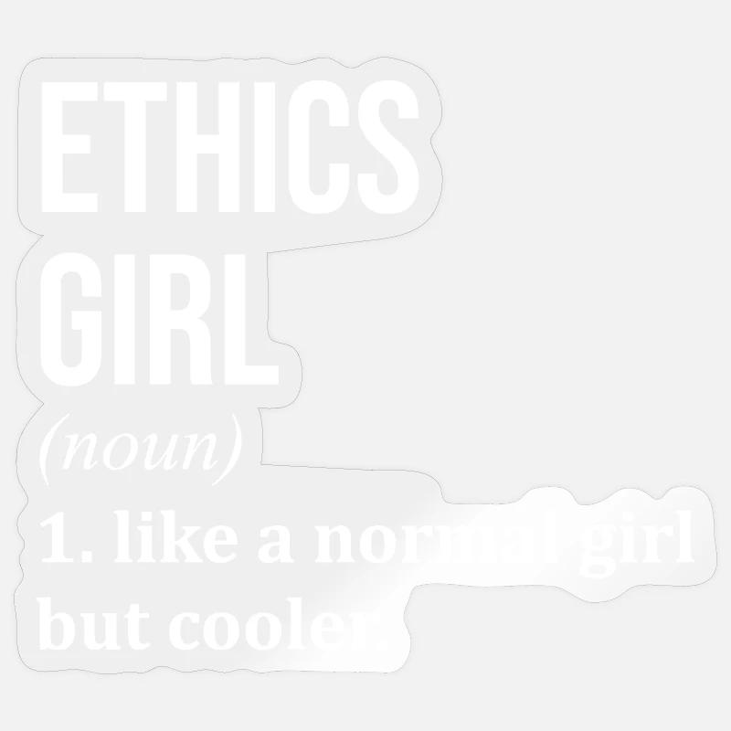 Ethics Sticker size S (10 x 10 cm)