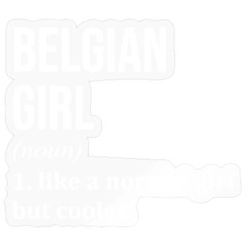 Belgium - Sticker size S (10 x 10 cm) - transparent glossy - Front