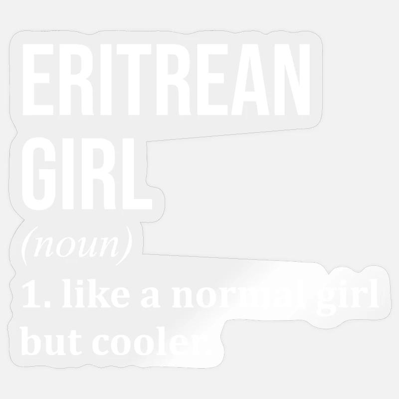 Eritrea - Sticker Größe S (10 x 10 cm) - Transparent glänzend
