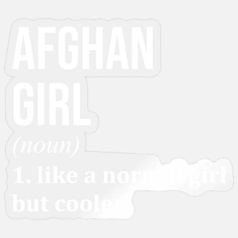Afghanistan - Sticker size S (10 x 10 cm) - transparent glossy