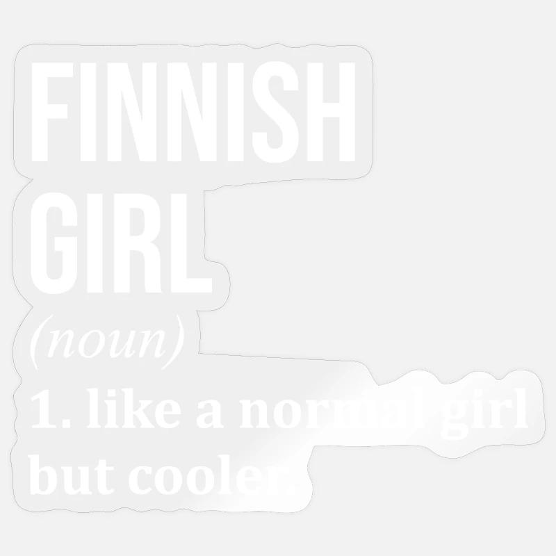 Finnland Sticker Größe S (10 x 10 cm)