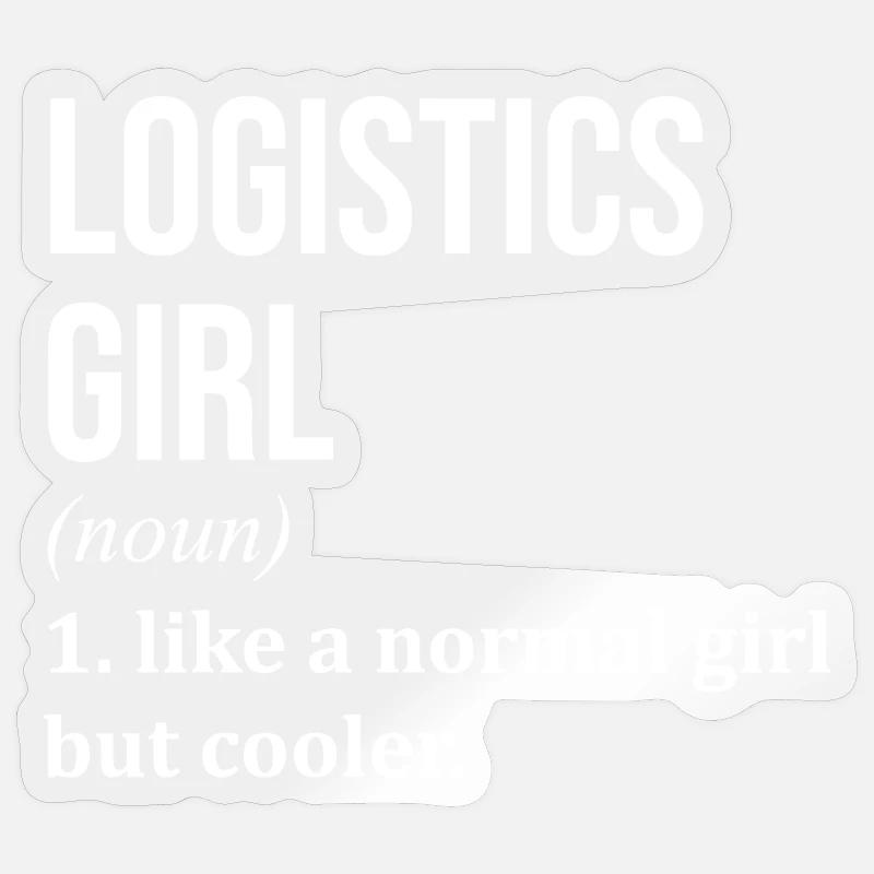Logistics - Sticker size S (10 x 10 cm) - transparent glossy