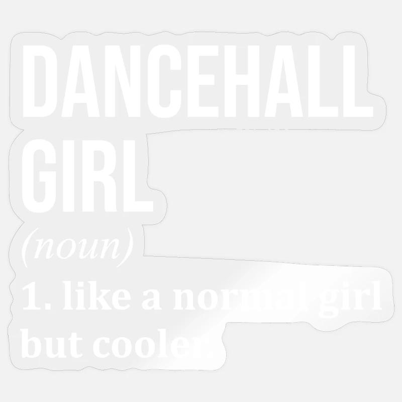Dancehall - Sticker size S (10 x 10 cm) - transparent glossy
