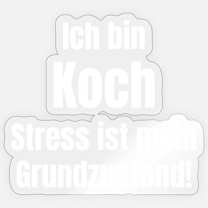 Stress du chef : condition de base Sticker taille S (10 x 10 cm)