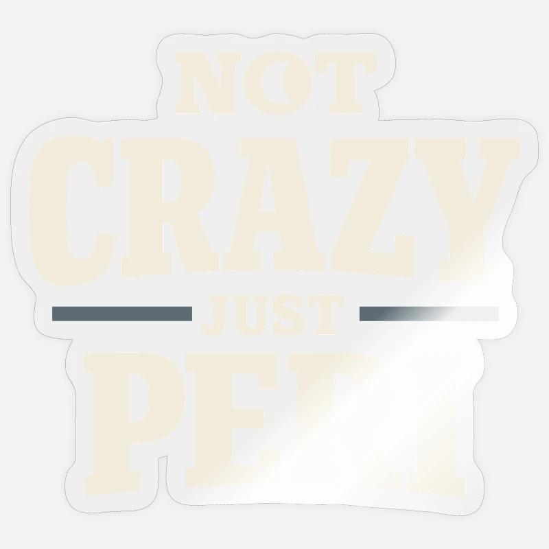 Perimenopause Humor Perimenopause - Sticker Größe S (10 x 10 cm) - Transparent glänzend