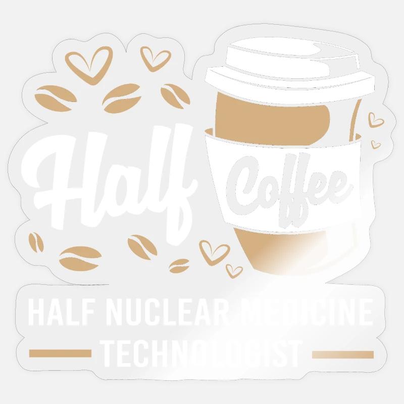 Radiologie Nuklear Atom Nuklearmedizin Sticker Größe S (10 x 10 cm)