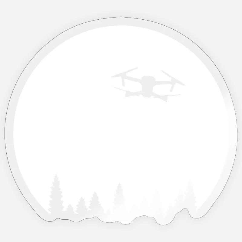 DJI MAVIC DRONE - Sticker taille S (10 x 10 cm) - brillant transparent