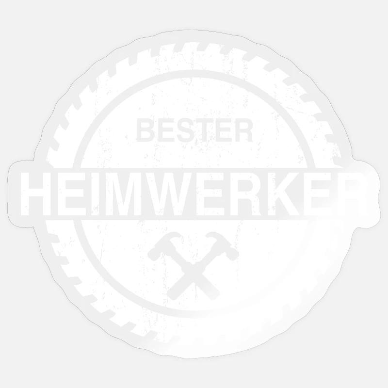 BESTER HEIMWERKER Sticker Größe S (10 x 10 cm)