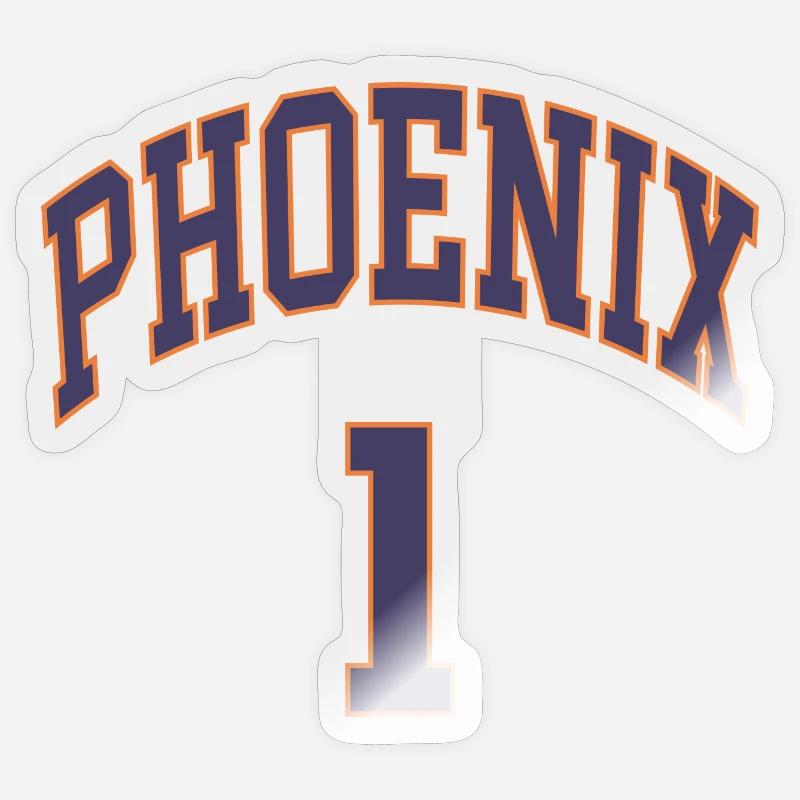 Phoenix 1 - Sticker size S (10 x 10 cm) - transparent glossy