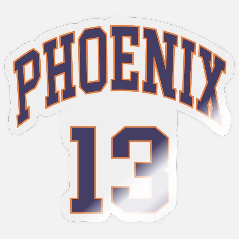 Phoenix 13 - Sticker size S (10 x 10 cm) - transparent glossy