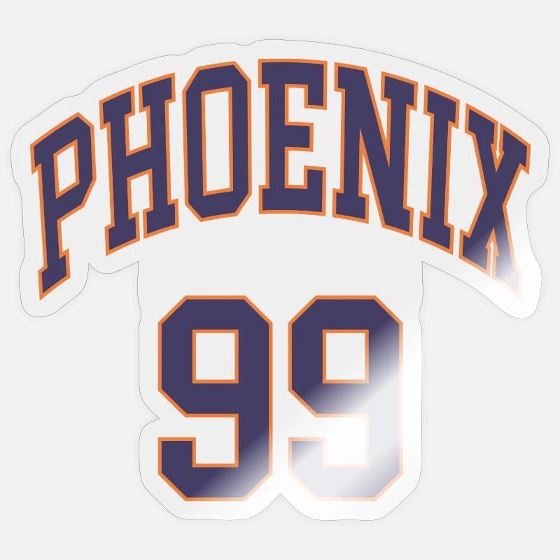Phoenix 99 - Sticker size S (10 x 10 cm) - transparent glossy