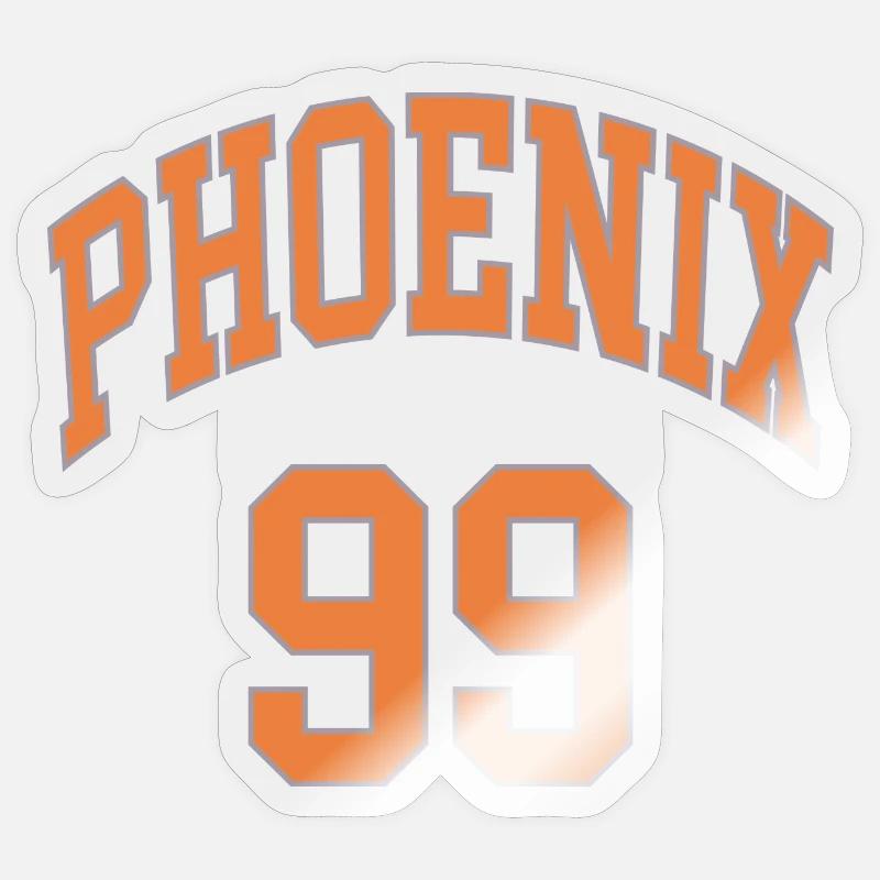 Phoenix 99 - Sticker size S (10 x 10 cm) - transparent glossy