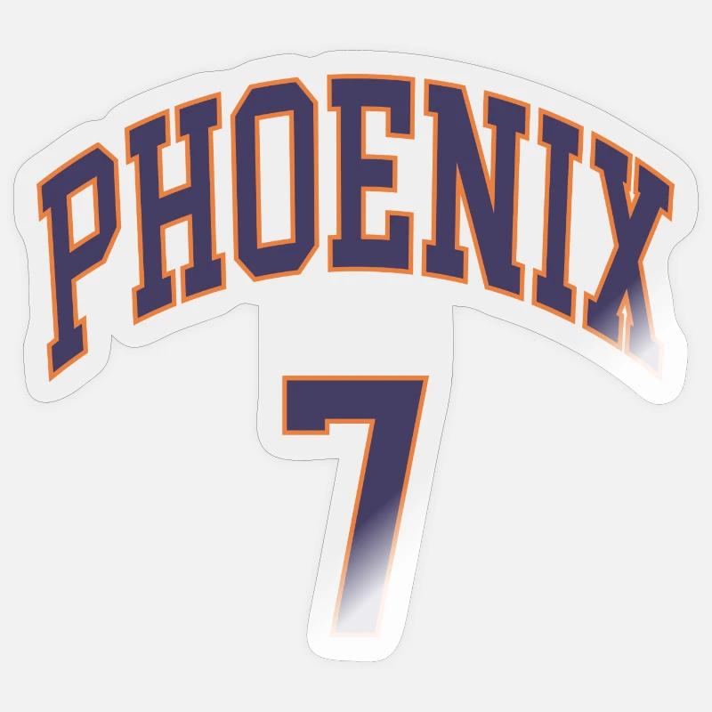 Phoenix 7 - Sticker Größe S (10 x 10 cm) - Transparent glänzend