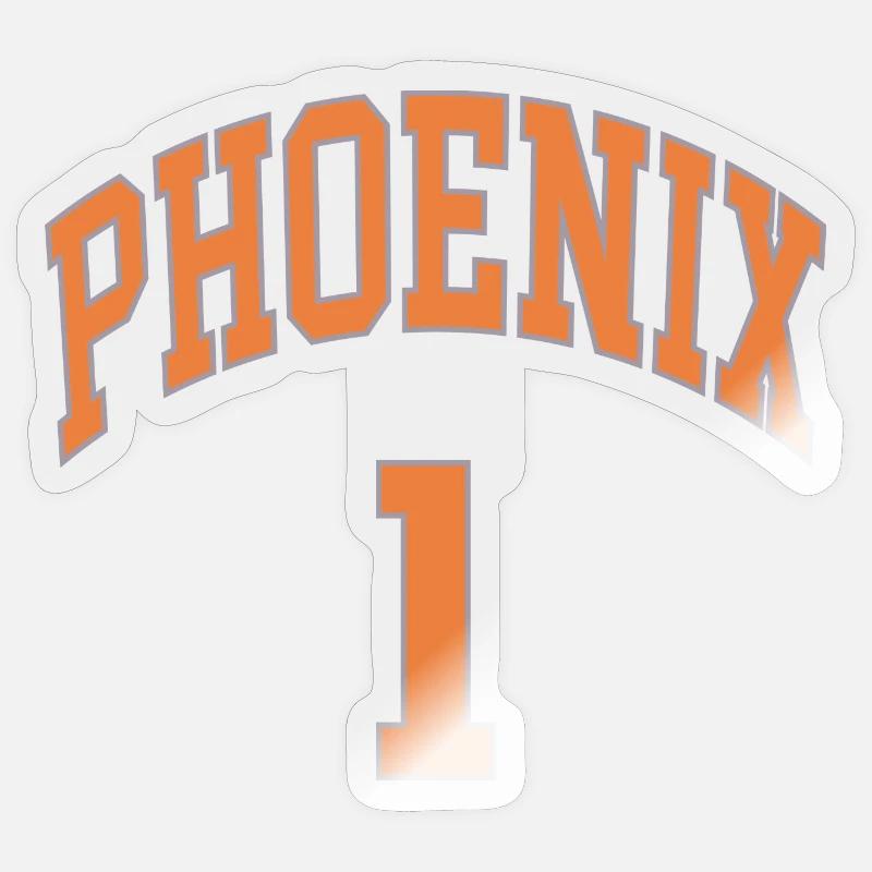 Phoenix 1 - Sticker size S (10 x 10 cm) - transparent glossy