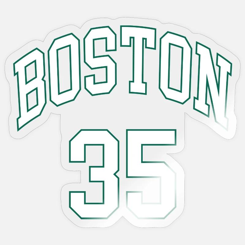 Boston 35 - Sticker formato S (10 x 10 cm) - trasparente lucido