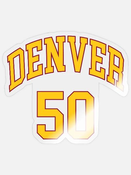 Denver 50 - Sticker Größe S (10 x 10 cm) - Transparent glänzend