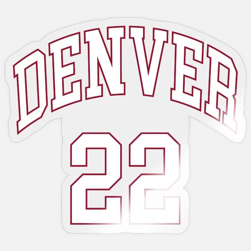 Denver 22 - Sticker Größe S (10 x 10 cm) - Transparent glänzend