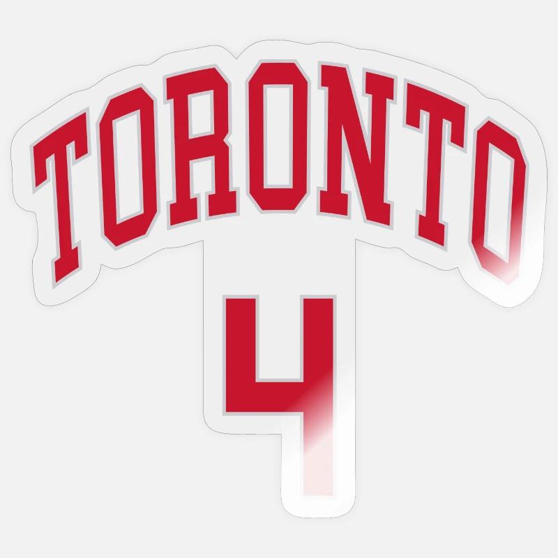 Toronto 4 - Sticker Größe S (10 x 10 cm) - Transparent glänzend