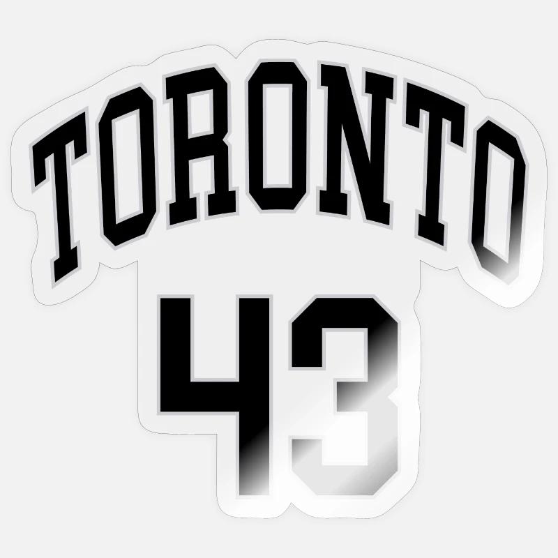 Toronto 43 - Sticker size S (10 x 10 cm) - transparent glossy